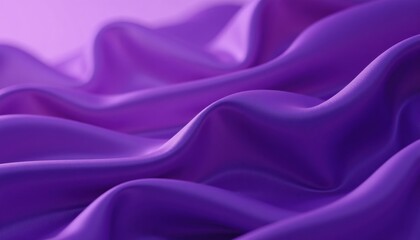 Obraz premium Purple silk fabric folds and waves texture, elegant abstract background.