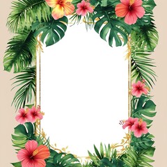 Tropical Wedding Invitation 