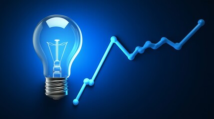 Illuminating ideas a light bulb's creative breakthrough office digital art bright ideas perspective innovation