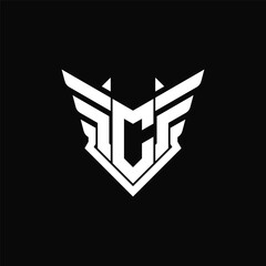Letter C wing logo