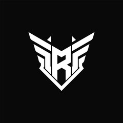 Letter R wing logo