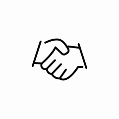mutual agreement icon sign vector