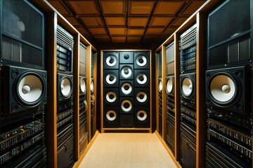 Sound-enhanced server room designed for optimal concentration.