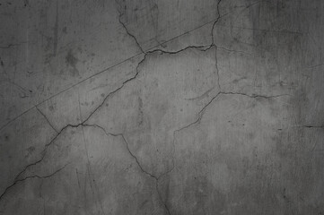 gray background, photo shows gray wall with cracks and gradient