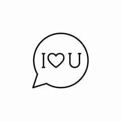 love message icon sign vector