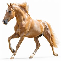 Obraz premium Isolated horse cutout on white background for clear visual impact and versatile use