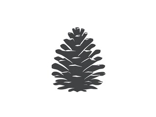 Minimalist Pine Cone Logo with Elegant Design
