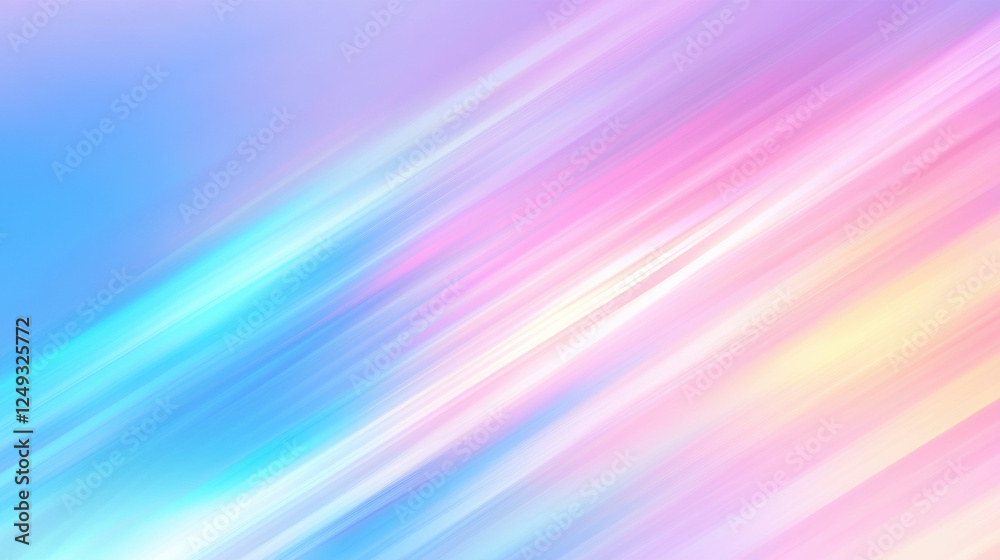 Poster Soft gradient background symbolizing mental health with calming colors