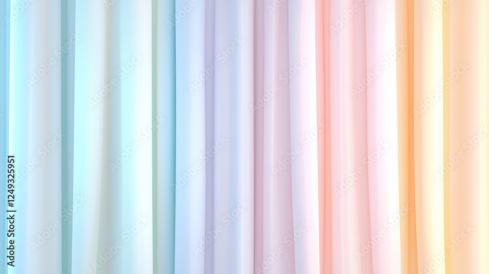Leinwandbilder Soft gradients in pastel colors create serene and calming atmosphere, perfect for backgrounds or design elements