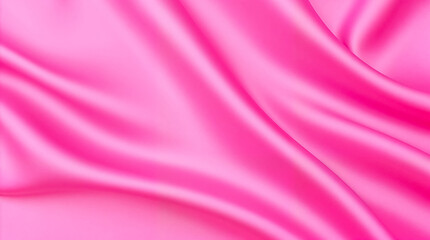 Obraz premium A smooth, Matte, and evenly lit plain pink silk texture background.