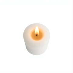 candle on black