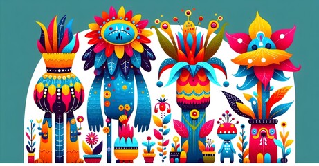 "Jardines Fantásticos: Sueños de Color y Magia"