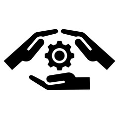 Employee Engagement Glyph Icon
