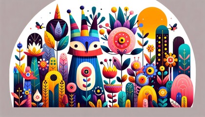 "Jardines Fantásticos: Sueños de Color y Magia"