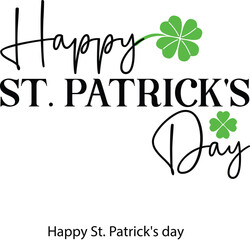 Happy St. Patrick's day SVG
