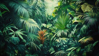 Rainforest themes evoke mystery and lush diversity.