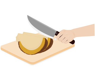 Thai Egg Custard Filled Pumpkin.