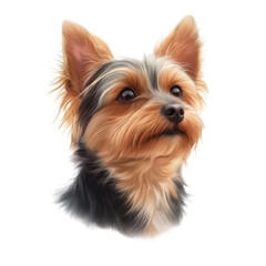 Fototapeta premium Adorable Yorkshire Terrier Portrait
