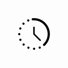 waiting time icon sign vector