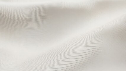 Fototapeta premium Minimalist White Wave Texture with Soft Flowing Patterns