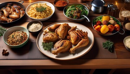 chinese food on the table