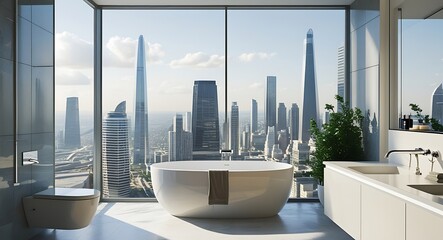 Modern dining room interior