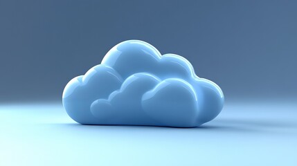 Cloud computing icon rendered over digital background technology graphic design modern abstract viewpoint