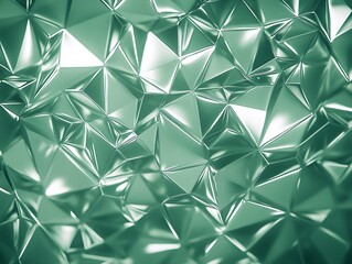 Green Crystal Lattice Pattern