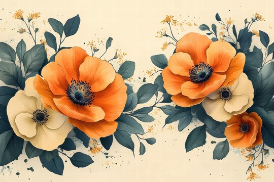 Elegant wedding invitation template featuring beautiful floral design for special occasions