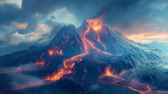 Shield Volcano Animation