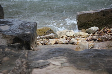 water and rocks