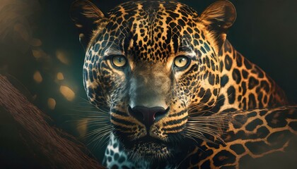Obraz premium Portrait of a jaguar