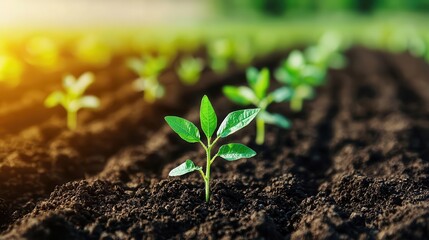 Fototapeta premium Regenerative grazing systems managed by AI to enhance soil health and biodiversity