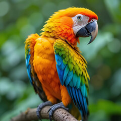 Fototapeta premium The Colorful World of Parrots Nature’s Talking Wonders (9)