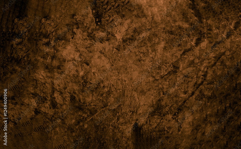 Aufkleber old wall texture cement dark black brown background abstract grey color design are light with white 