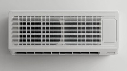 Wall-mounted air conditioner unit, interior, cooling