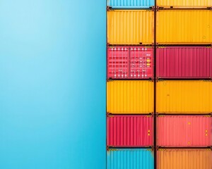 Fototapeta premium AImanaged carbonneutral shipping ports integrating renewable energy and CCS