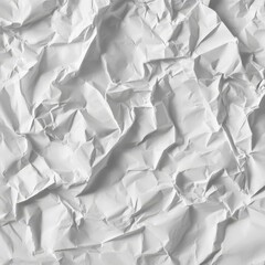 Obraz premium Crumpled White Paper Texture Background (8)