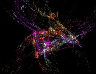 Imaginatory fractal abstract background Image