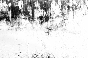 Textured black and white cracked wall with abstract patterns