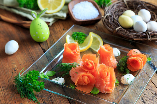 Osterbrunch mit R&auml;ucherlachs