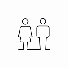 male female icon sign vector