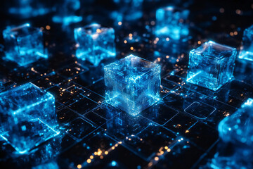 Fototapeta premium キューブの輝き