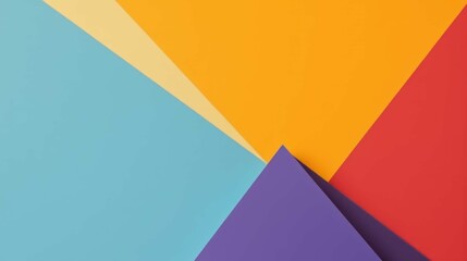 Colorful Geometric Patterns with Bright Tones and Textured Elements