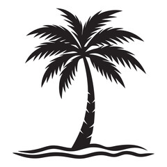 palm trees vector illustration