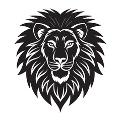 lion head vector