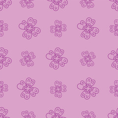 floral seamless allover design pattern