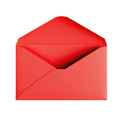 Open Red Envelope Mockup for Creative Design and Presentation Projects