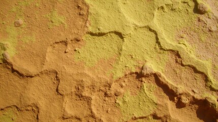 Fototapeta premium Abstract Textured Surface in Vibrant Yellow and Orange Tones