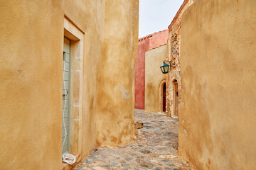 Fototapeta premium old house in the old town of Monemvasia